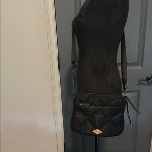 MZ Wallace Black Quilted Shoulder Bag
